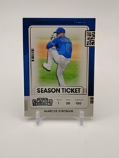 2021 Panini Contenders Marcus Stroman #41 Season Ticket Mets