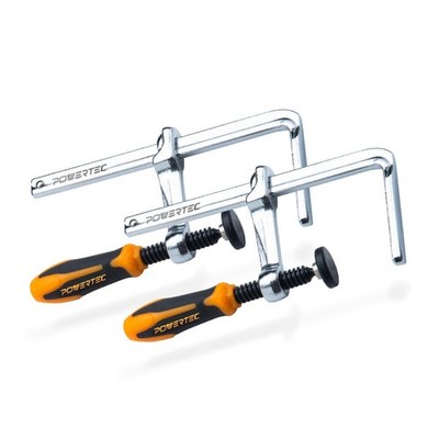 Quick Screw Down Table Clamp 5-3/8'', 2PK