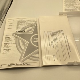 Tested Authentic Johnny Bazookatone (Sega Saturn, 1996) CIB Complete W/ Reg Card