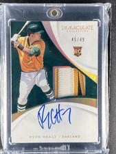 Healy, Ryon - 2017 Immaculate - Patch/Autograph - Rookie - 45/49