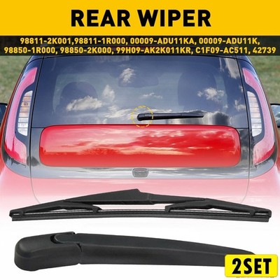 2Set 98811-2K001 Rear Wiper Arm&Blade For KIA SOUL EV 988112K001 99H09-AK2K011KR