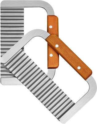 MOACC Knisterschneider Edelstahl Kartoffel Karottenchips Gemüse Knusper... 