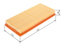 BOSCH Luftfilter 1 457 433 700 Filtereinsatz für MERCEDES KLASSE SL W210 W140