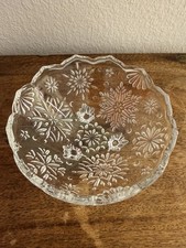 Mikasa Snowflake Pattern Footed Crystal Candy/Nut Bowl — listing 3