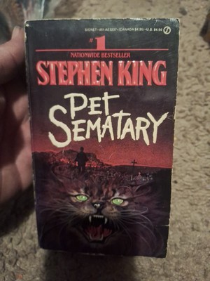 Stephen King Pet Sematary paperback 1983