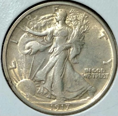 1917 P Walking Liberty Half Dollar in XF Condition