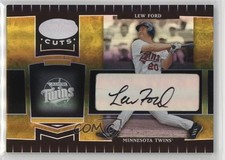 2004 Leaf Certified Cuts Marble Gold Signatures 15/25 Lew Ford #116 Auto 3c7