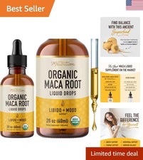 2 Oz Maca Root Drops - Non-GMO Energy Support for Hormone Balance  120 Servings