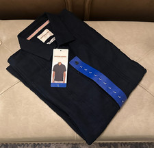 Scotch and Soda Short Sleeves Woven Button Down Shirt - Large - Blue