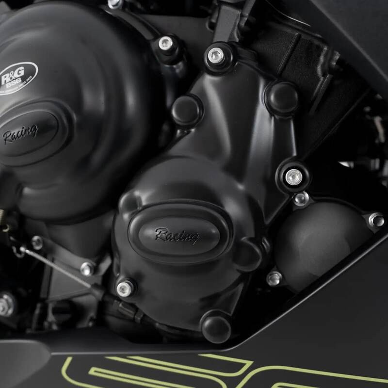 Cache moteur R&G Racing série course finition noire premium pour Triumph Trident 660
