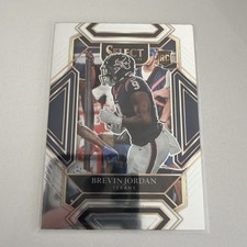 BREVIN JORDAN #294 RC 2021 PANINI SELECT TEXANS SILVER CLUB
