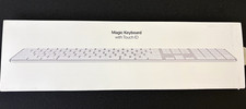 Apple Magic Keyboard with Touch ID, Numeric Keypad, White, English QWERTY