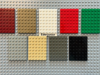 Lego Basic Platte Brick Plate 3036 6x8 verschied. Farben jeweils 1 Stück