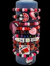 10 Mystery Goth Emo Vampire Love Kandi Bracelets-EDC-RAVE-FESTIVAL-EDM-PLUR