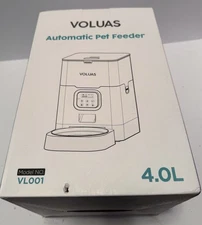 Voluas Automatic Pet Feeder for Cats and Dogs Dry Food Dispenser 4.0 L. NEW