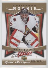 2007-08 Upper Deck MVP Rookie Gold Scripts 56/100 Brian Elliott #370 o6n