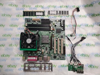 P4SD-VX Socket 478 Motherboard CPU 2.80GHz RAM 512Mb I/O SHIELD FAN PANEL PC SET