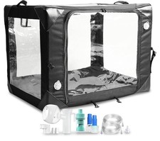 Pet Oxygen Cage for Cats and Dogs to Obtain Oxygen/Nebulizing Care, Open Box