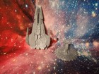 The Galactic Starport Husnock Karnak Battlecruiser PLA Model w base Non Canon — photo 3