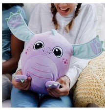 NEW Flipeez Large Purple Jett Dragon Plush Flip ears plush stuffed animal kids