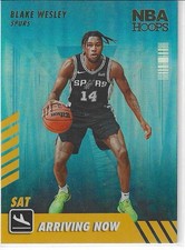 2022-23 Panini NBA Hoops - Arriving Now Blake Wesley #25 Holo (RC)