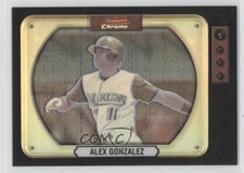 2000 Bowman Chrome Retro-Future Refractor Alex Gonzalez #11 7v7