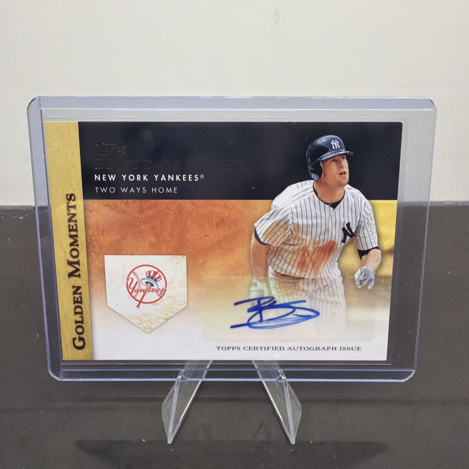 2012 Topps - Golden Moments Autographs Brett Gardner GMA-BG 