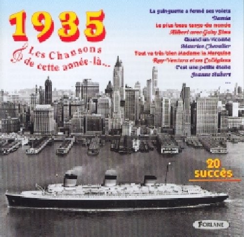 Песня Хиты года Cette Annee la 1935 (CD)