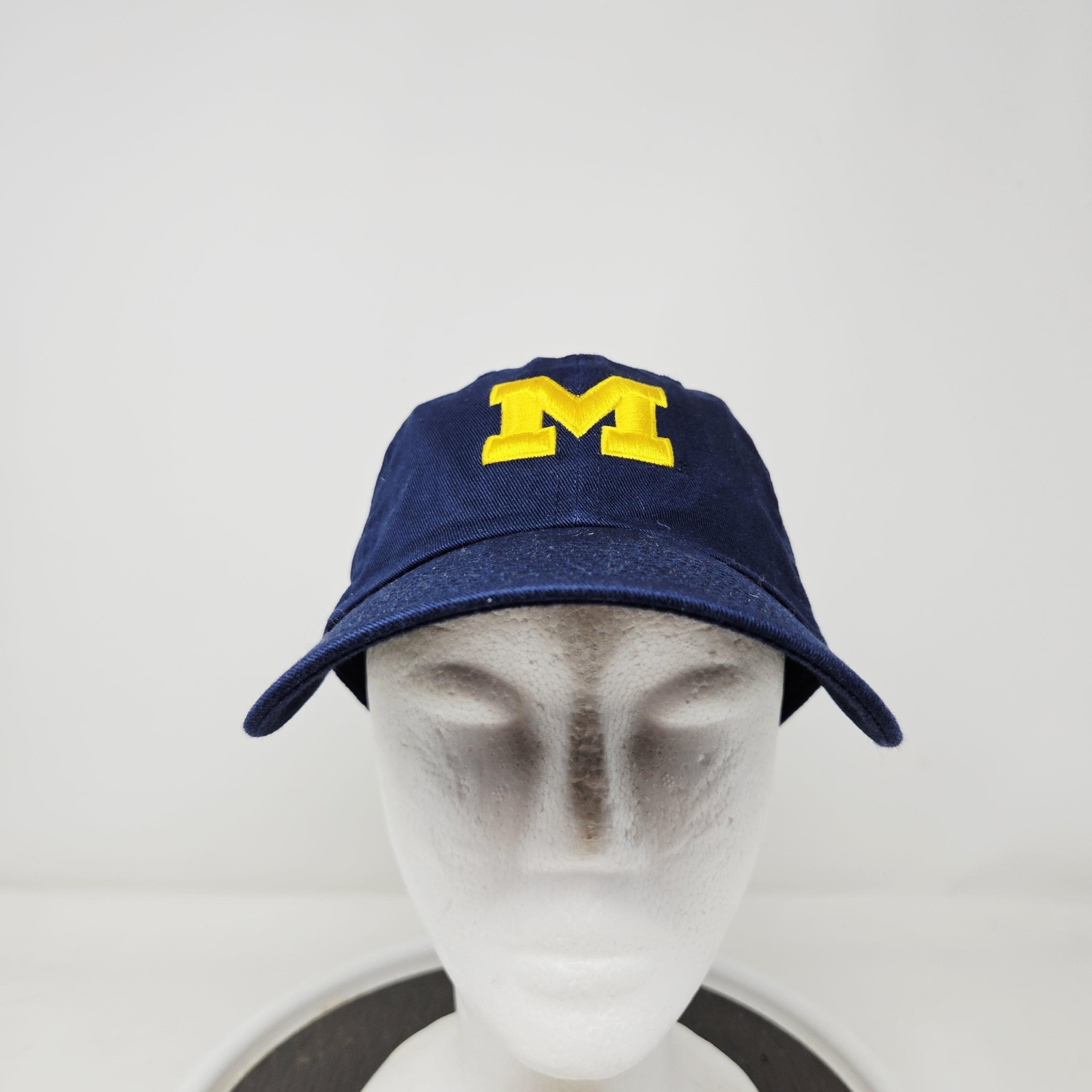 Michigan Wolverines Hat Cap Strap Back Mens One Size Blue NCAA Football Jordan