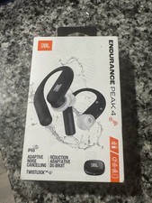 JBL Endurance Peak 4 True Wireless Bluetooth In-Ear Sport Headphones Black