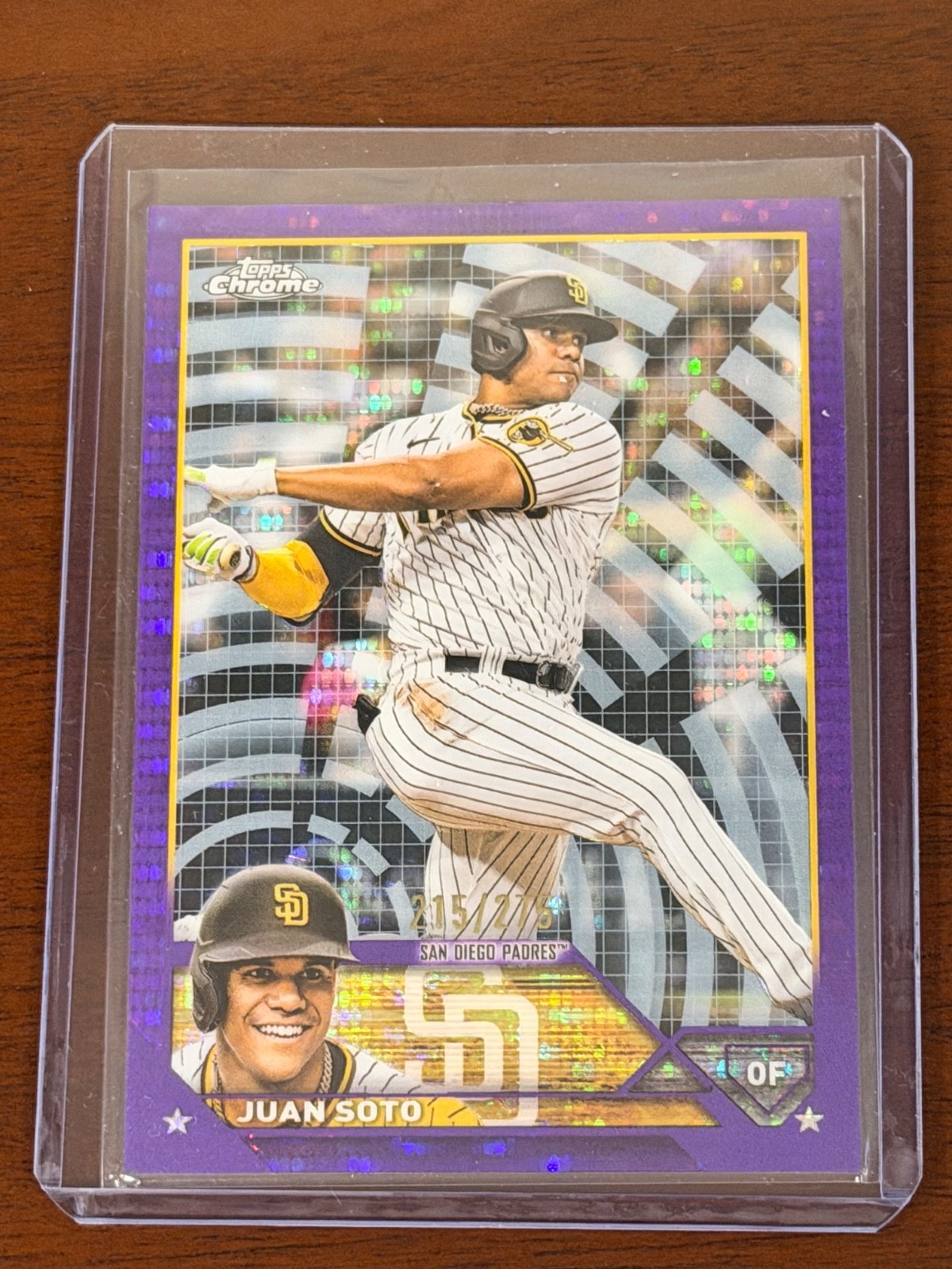 2023 Topps Chrome - Purple Sonar Refractor #100 Juan Soto /275
