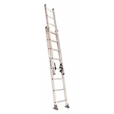Louisville Ae2216 16 Ft Aluminum Extension Ladder, 300 Lb Load Capacity