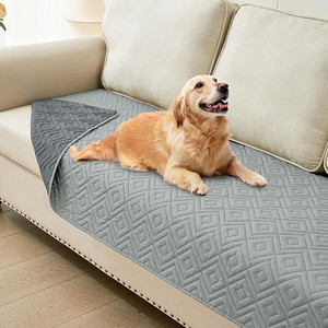 30x70" Gray Waterproof Washable Dog Blanket Soft Pet Bed Sofa Couch Cover