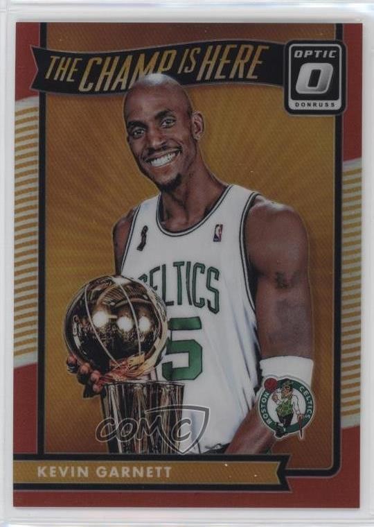 2016 Donruss Optic The Champ is Here Red Prizm 20/99 Kevin Garnett #11 HOF 0r5a
