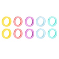 Key Caps Set, 20 Pcs Key Covers Tags Silicone Key Toppers 5-Color