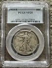 1933-S 50c Walking Liberty Half Dollar PCGS VF 25