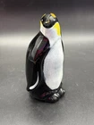 Fenton Glass Black Hand Painted Emperor Penguin