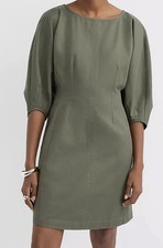 Loft Twill Seamed Mini Pocket Dress Size 10