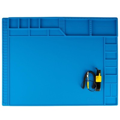 Kaisi Large Soldering Mat Heat  21.6 x 16.9 Inch, Blue 