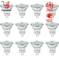 Led-Leuchtmittel 3W MR11 12V Halogen-Ersatz GU4 Bi-Pin-Sockel 4000K 12 StüCk