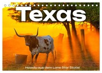 Texas - Howdy Aus Dem Lone Star State! (Tischkalender 2026 Din A5 Quer),...