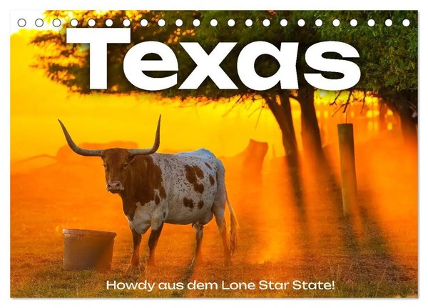 Texas - Howdy Aus Dem Lone Star State! (Tischkalender 2026 Din A5 Quer),...-image