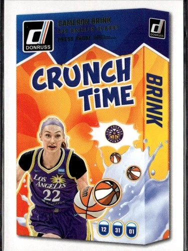 2025 Donruss WNBA Crunch Time Press Proof Cameron Brink #17 | Los Angeles Sparks