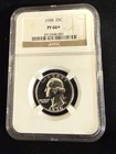 1950 WASHINGTON 25C- PF 66+-NGC