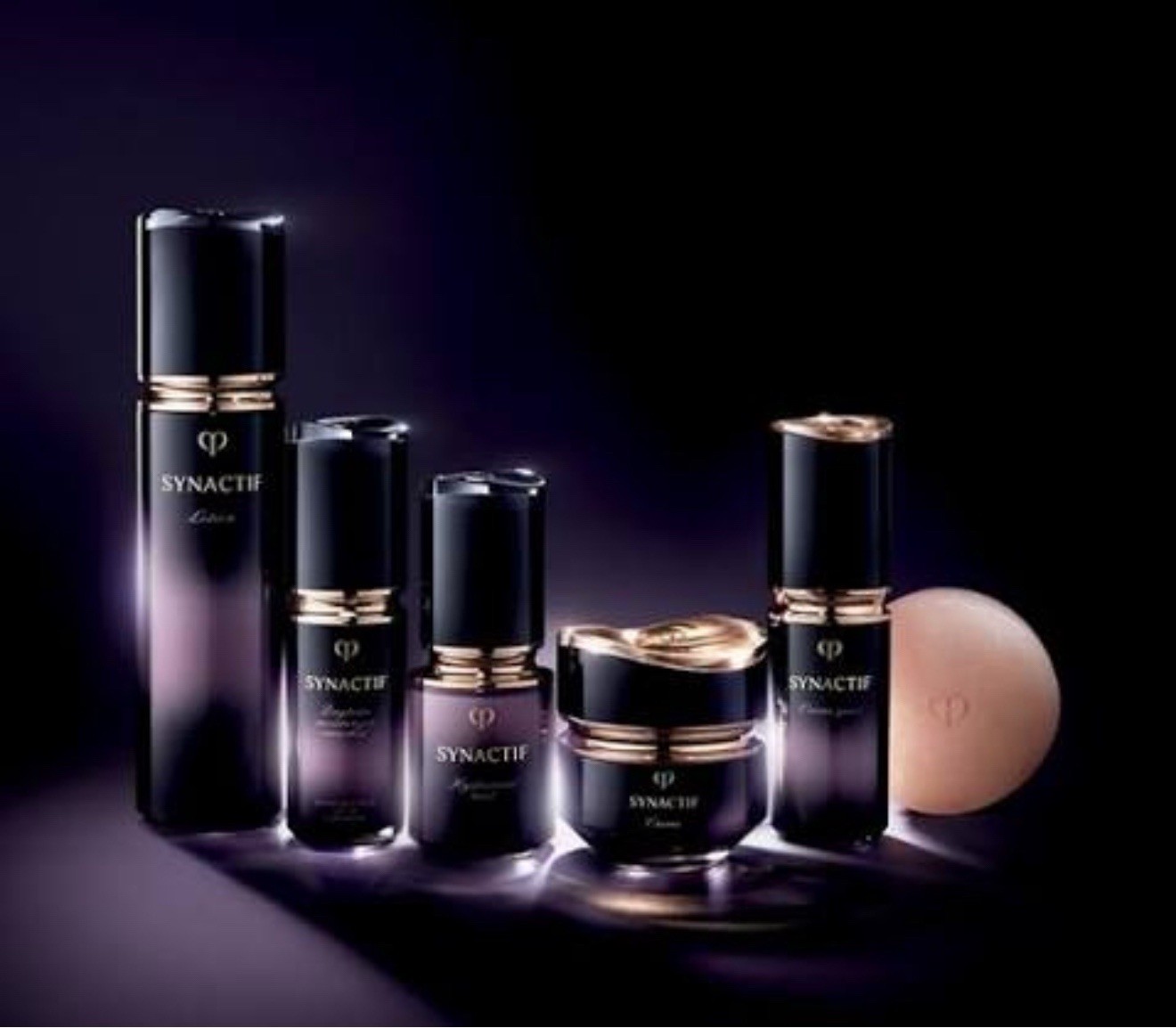 Cle De Peau Synactif Deluxe Travel Sample Skin Care Set With Travel Case 