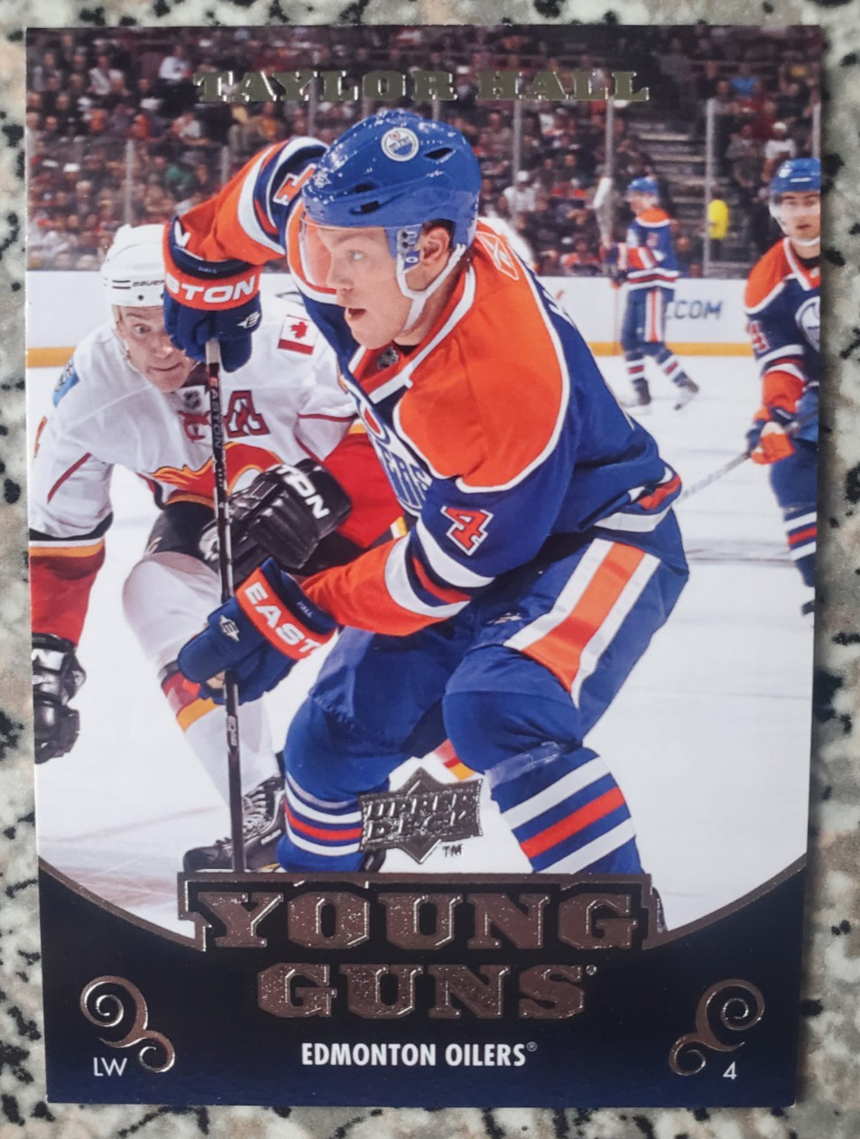 2010-11 Upper Deck UD Young Guns YG Taylor Hall Rookie Card RC #219 Oilers