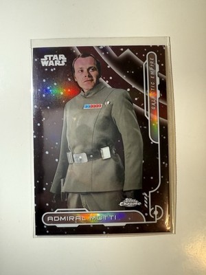 Star Wars Karte Topps Chrome 2024 Rebel Alliance # GE-7 Admiral Motti -Refractor