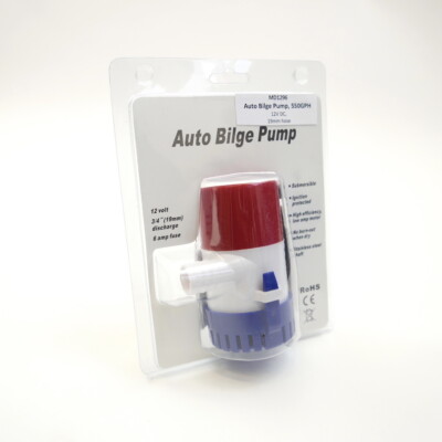 Automatische 550 GPH Bilgenpumpe, 12V DC Tauchpumpe, Auto Float Switch, Boot Marine