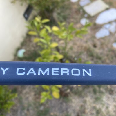 Scotty Cameron Putter Grip Pistolini Plus Black White Texture & Yellow