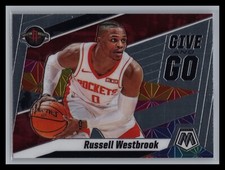 2019-20 Panini Mosaic NBA #11 Russell Westbrook Give and Go Base Houston Rockets